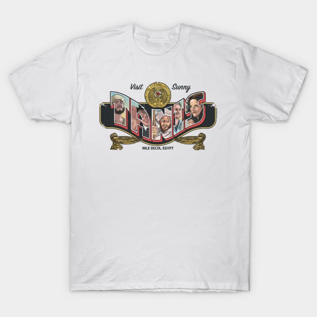 Visit Sunny Tanis! T-Shirt by ManlyArt